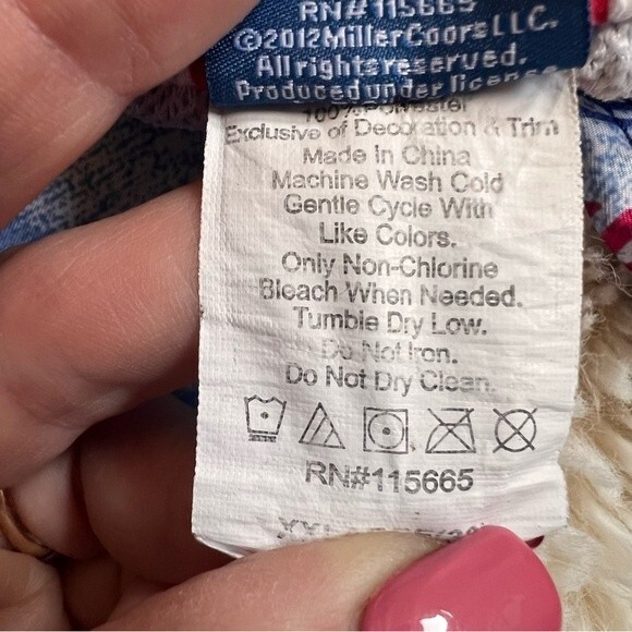 Miller Light Swim Trunks XXLarge 38 Board Shorts Summer Beach Blue Spring Break - Picture 10 of 10